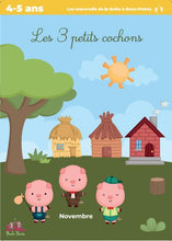 Charger l'image dans la galerie, Les 3 petits cochons 4-5 ans NOVEMBRE