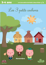 Charger l'image dans la galerie, Les 3 petits cochons 3-4 ans NOVEMBRE