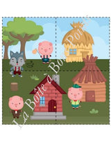 Charger l'image dans la galerie, Les 3 petits cochons 3-4 ans NOVEMBRE