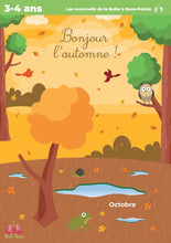 Charger l'image dans la galerie, Bonjour l'automne  3-4 ans   OCTOBRE