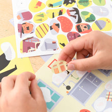 Charger l'image dans la galerie, BOUCLE D'OR 6 planches 70 gommettes