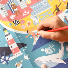 Charger l'image dans la galerie, POSTER COLORIAGE BORD DE MER