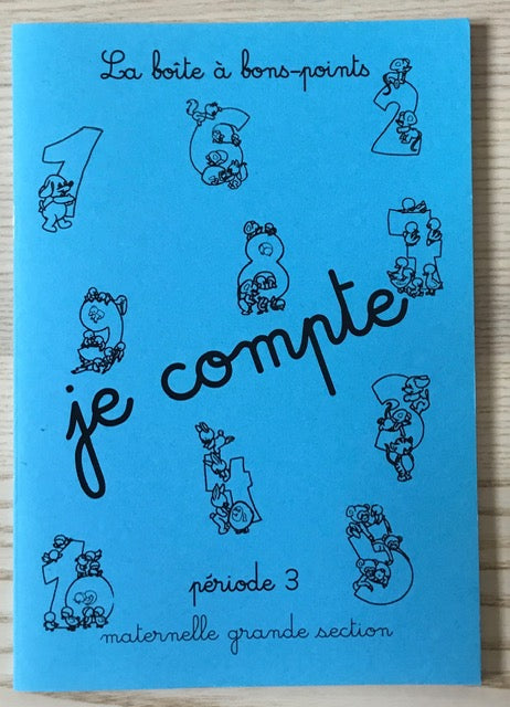 1 cahier Je compte GS 5-6 ans BLEU